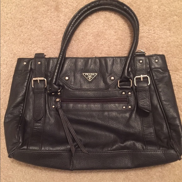Prada leather handbag