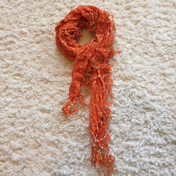 Small orange shawl