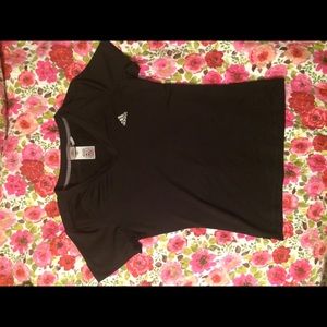 Adidas v-neck work out tee