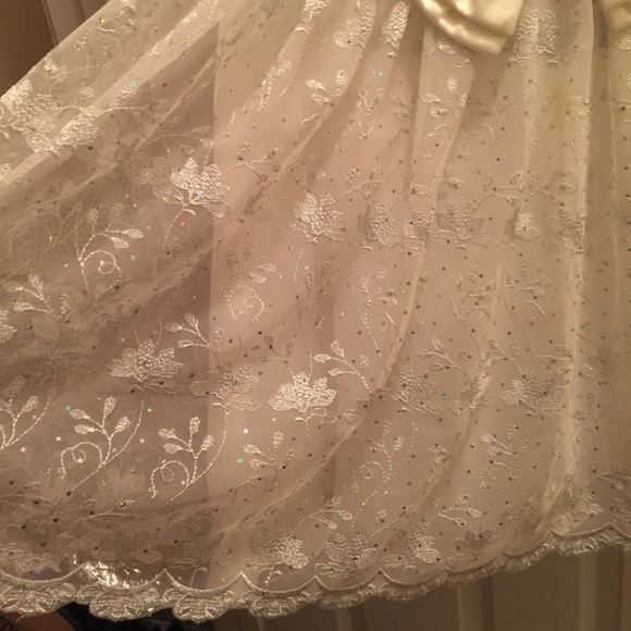 Tea- length dress ,iridescent sequence dress. - Picture 2 of 4