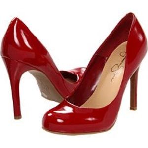 Jessica Simpson Deep Red Pumps
