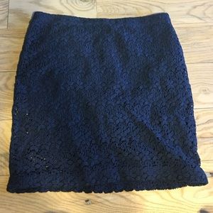 Navy blue skirt size medium