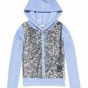 VS PINK BLING HOODIE M