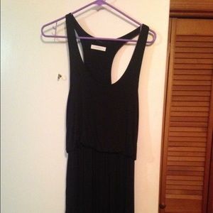 Lush black maxi dress