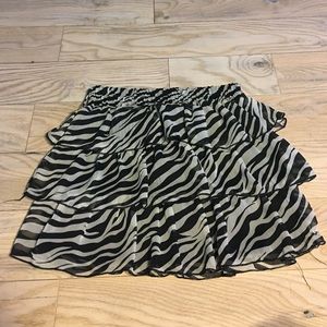 Ruffles layered skirt