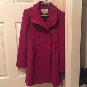 Old Navy fuchsia peacoat size Medium