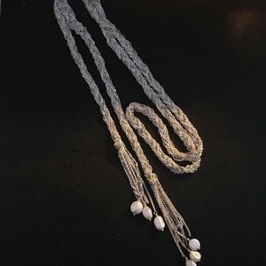 Josephine Pearl Necklace Lariat