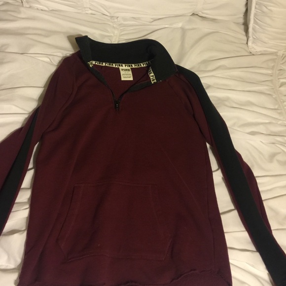VS Pink Martin half zip pull over