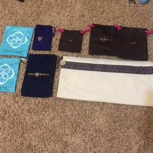 Kendra Scott, Tory Burch, and Kate Spade bags