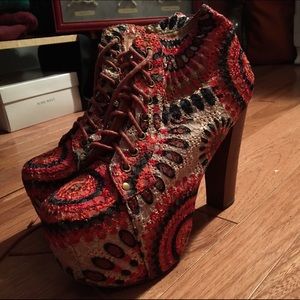 Embroidered Jeffrey Campbell Lita's size 8.5