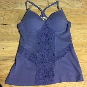 Tank with built in bra