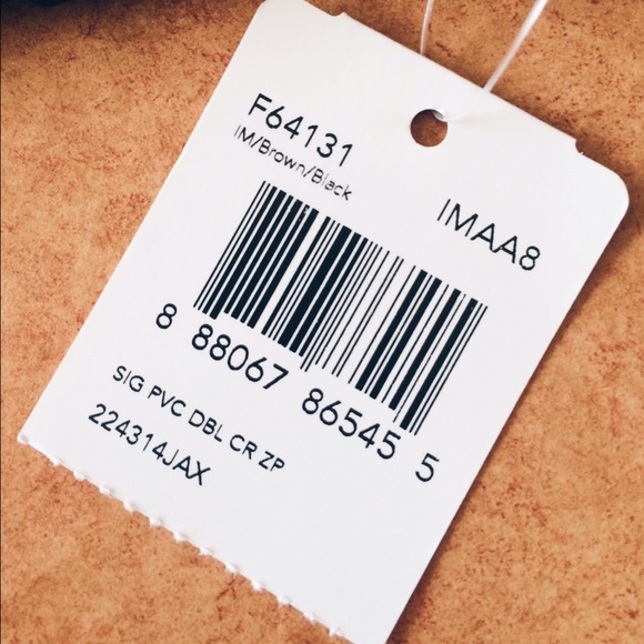 SOLD / Genuine Leather Coach Double Zip Wristlet - Picture 3 of 3