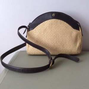 Etienne Aigner - Straw Crossbody Body