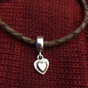 RETIRED Pandora heart dangle bead