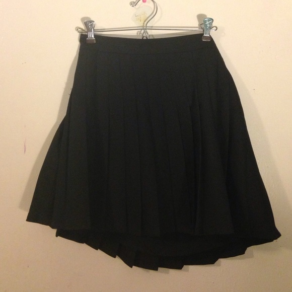 Black tennis skirt