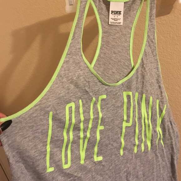 Pink work out tank