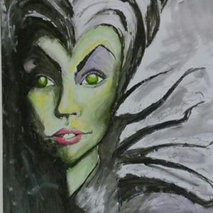 Canvas painting "Maleficent"