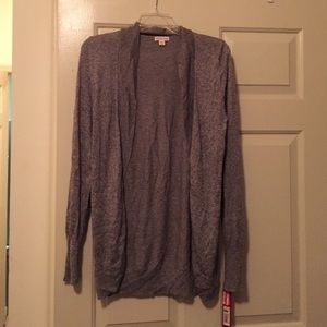 NWT merona grey cardigan.