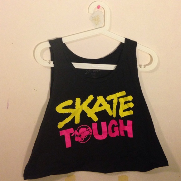 Stussy skate tough crop top