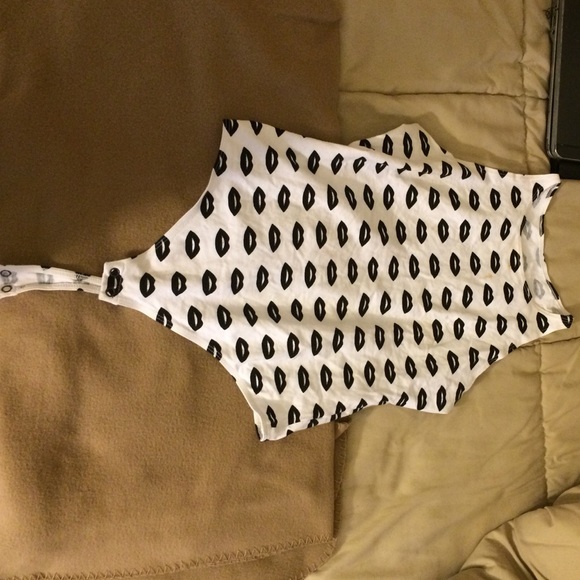 American Apparel Black Lips Bodysuit