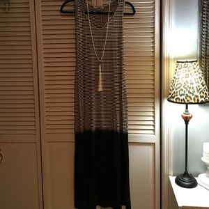 Striped Maxi