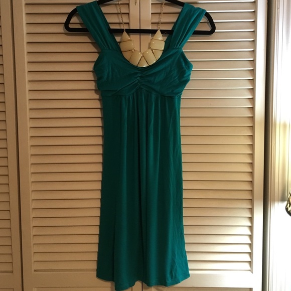 👗 Teal Dress
