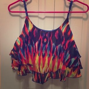 Multi colored crop top!
