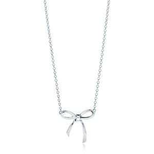 Tiffany's bow pendant in sterling silver