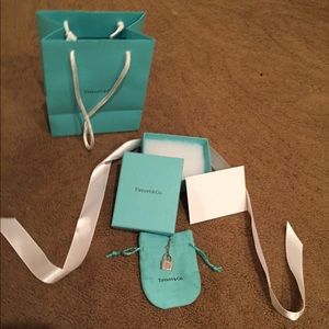 Tiffany Silver Lock Necklace