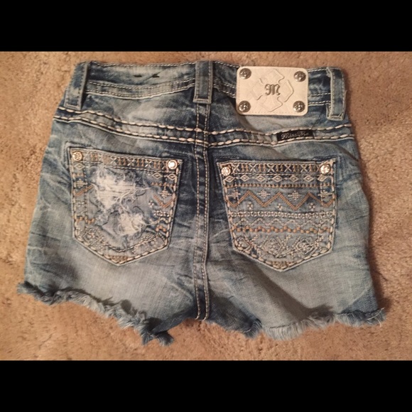 Miss Me tribal high waisted denim short shorts - Picture 2 of 2