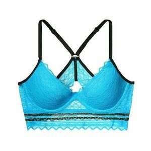 Victorias Secret pink lace triangle bralette