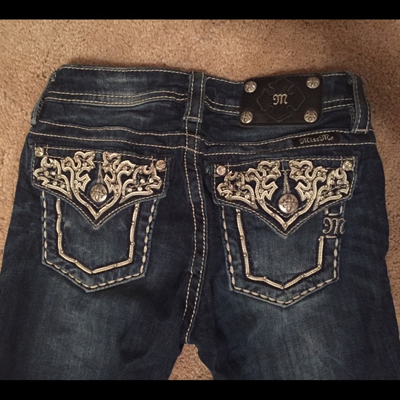 Miss Me youth 14 dark skinny jeans - Picture 1 of 3