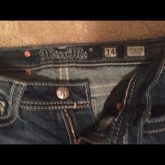 Miss Me youth 14 dark skinny jeans - Picture 3 of 3