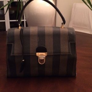Vintage Audrey Hepburn Fendi handbag. Medium size