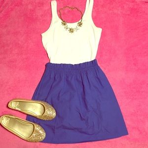 Blue J. Crew Skirt
