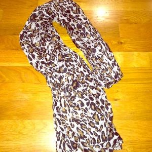 Cheetah scarf