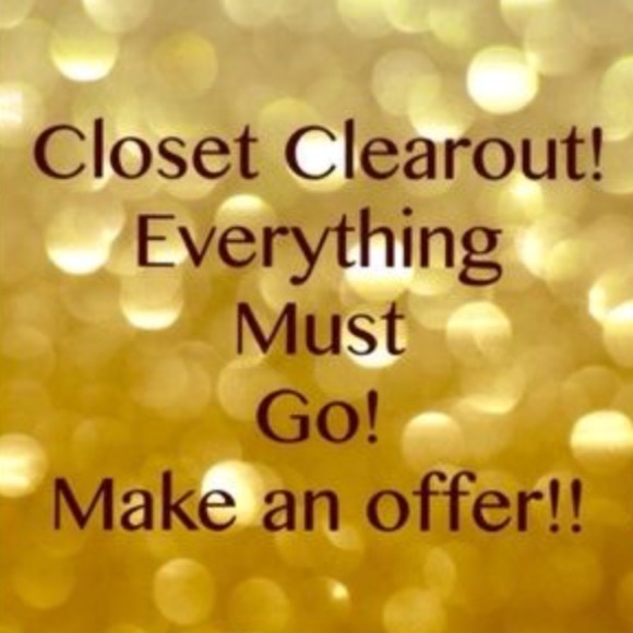 Everything must go!