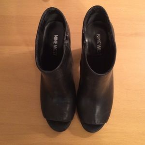 Nine West peep toe booties