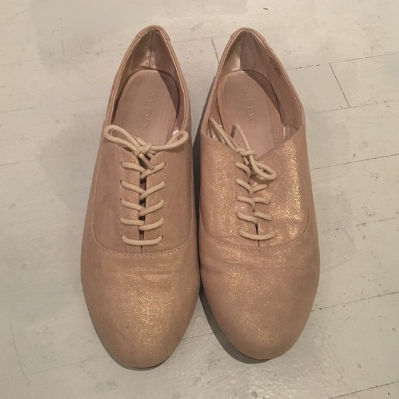 aldo lace up flats