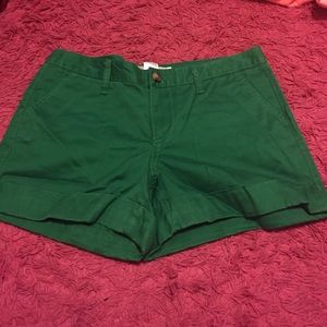 Green shorts