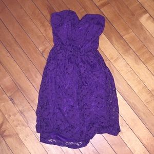Purple Lace Dress