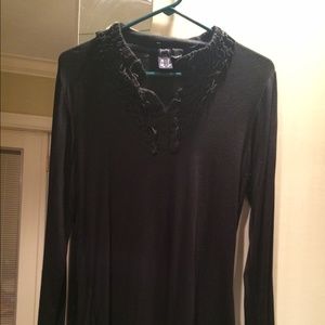 Nick & Mo longsleeved , rouche neck