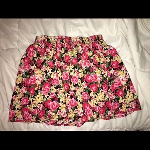 Floral Forever 21 Skirt