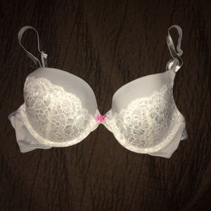 Xhilaration Gray Lace Bra