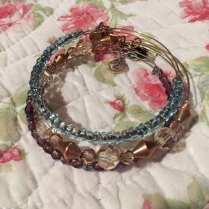 Alex and Ani Blue Beads Bracelet