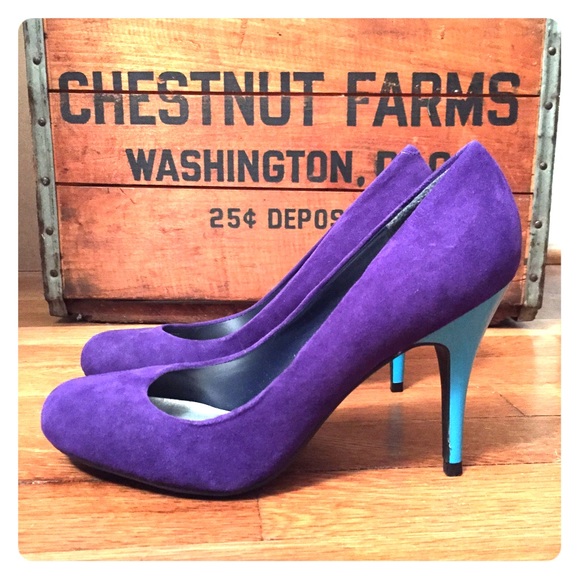 Jessica Simpson Calie Suede Pump Heels Size 8