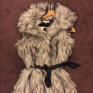 Fur vest from Arden B
