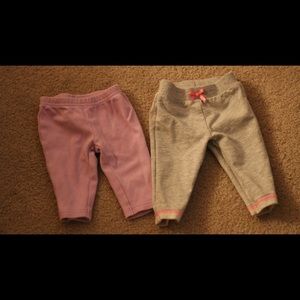 Baby girl leggings and sweat pants