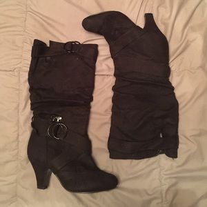 Black boots