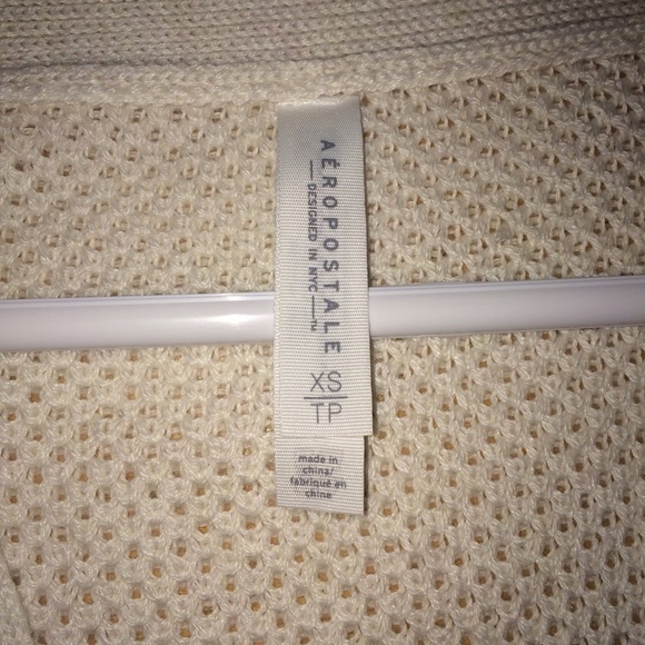 Aeropostale White Cardigan - Picture 2 of 3